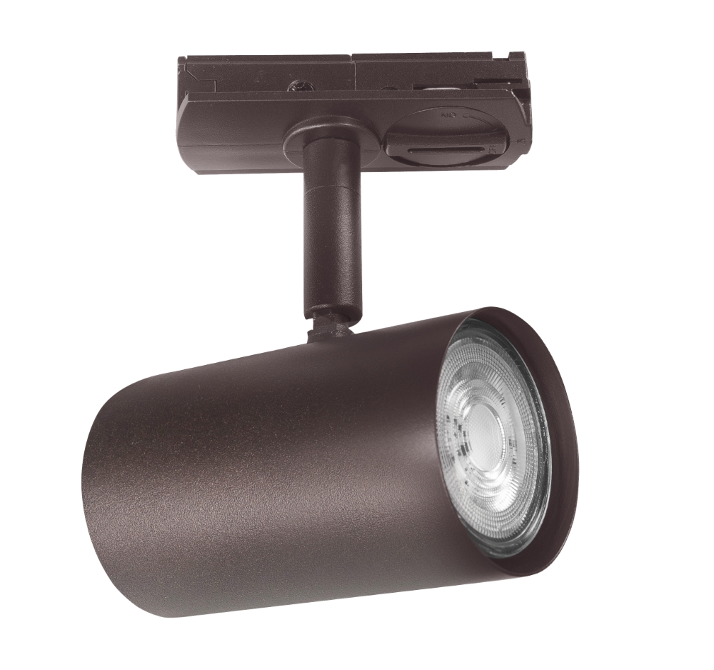 Highlight 1-fase choco railspotCilinder GU10 - S7015.04 afbeelding